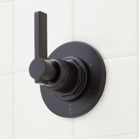 Greyfield Thermostatic Shower System with 3 Body Sprays and Hand Shower