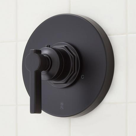 Greyfield Thermostatic Shower System with 3 Body Sprays and Hand Shower