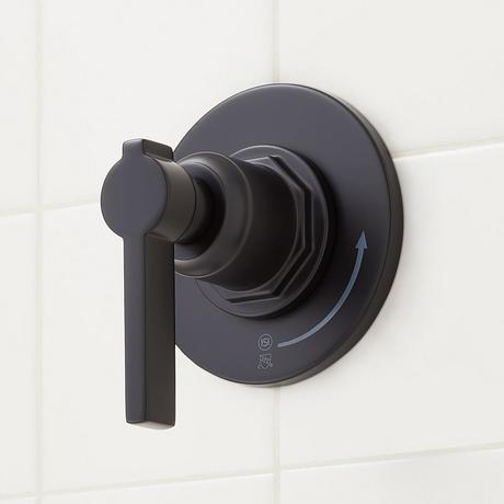 Greyfield Thermostatic Shower System with 3 Body Sprays and Hand Shower
