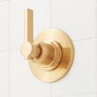 Greyfield Thermostatic Shower System with Slide Bar and Hand Shower - Brushed Gold, , large image number 2