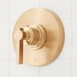 Greyfield Thermostatic Shower System with Slide Bar and Hand Shower - Brushed Gold, , large image number 4