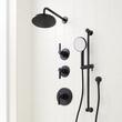 Greyfield Thermostatic Shower System with Slide Bar and Hand Shower, , large image number 5