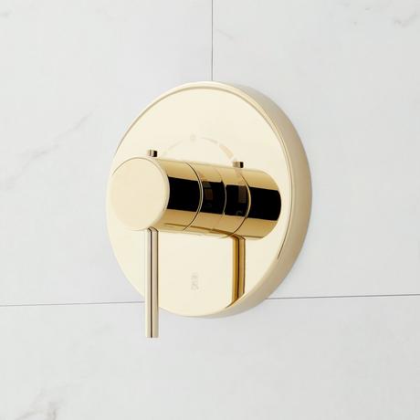 Lexia Thermostatic Shower System with Slide Bar and Hand Shower