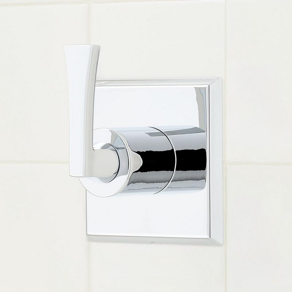 Vilamonte Pressure Balance Shower System with Slide Bar and Hand Shower - Chrome, , large image number 2