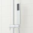 Vilamonte Pressure Balance Shower System with Slide Bar and Hand Shower - Chrome, , large image number 4
