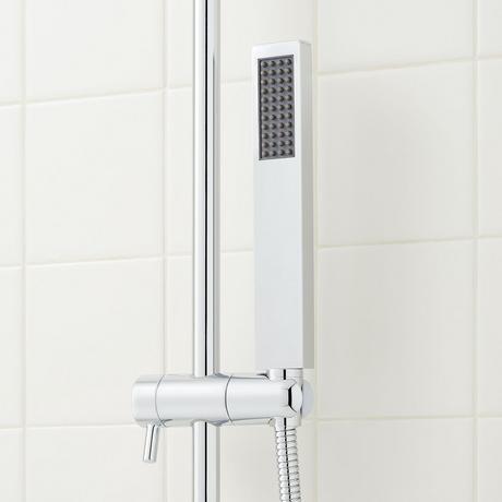 Vilamonte Pressure Balance Shower System with Slide Bar and Hand Shower