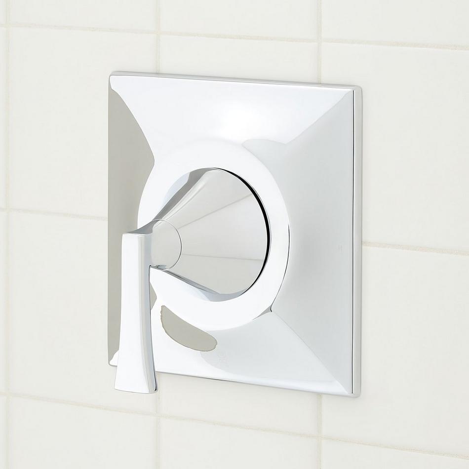 Vilamonte Pressure Balance Shower System with Slide Bar and Hand Shower - Chrome, , large image number 3