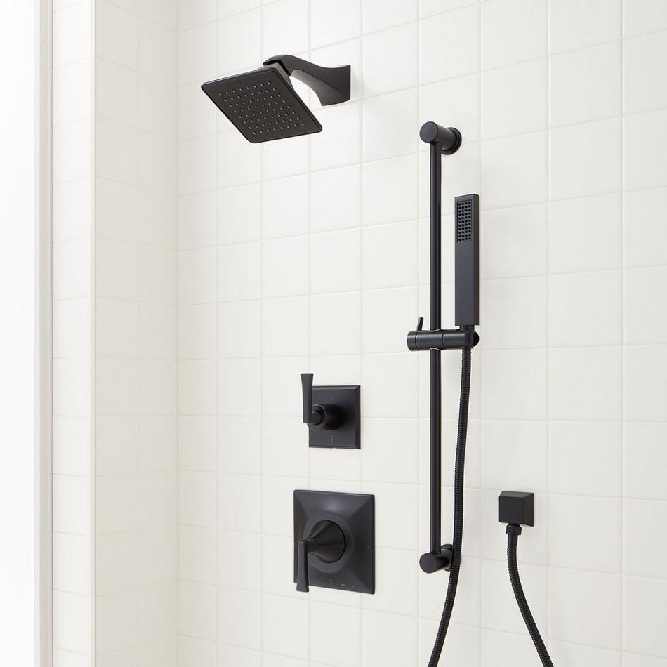 Vilamonte Pressure Balance Shower System with Slide Bar and Hand Shower, , large image number 2