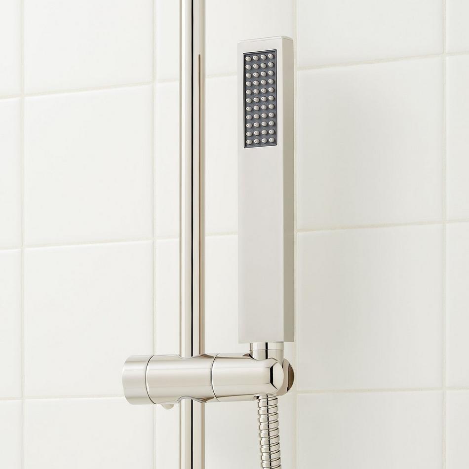 Vilamonte Pressure Balance Shower System with Slide Bar and Hand Shower - Polished Nickel, , large image number 4