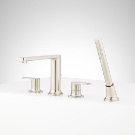 Berwyn 4-Hole Roman Tub Faucet and Hand Shower