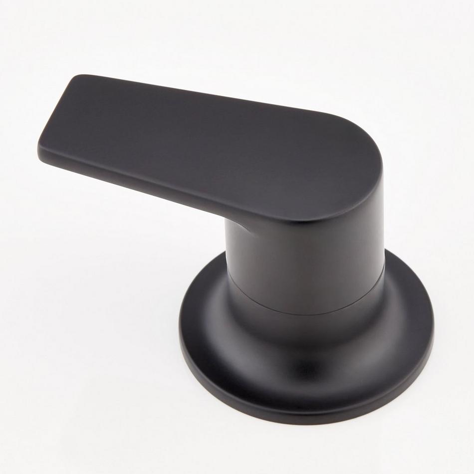 Berwyn 4-Hole Roman Tub Faucet and Hand Shower - Matte Black, , large image number 2