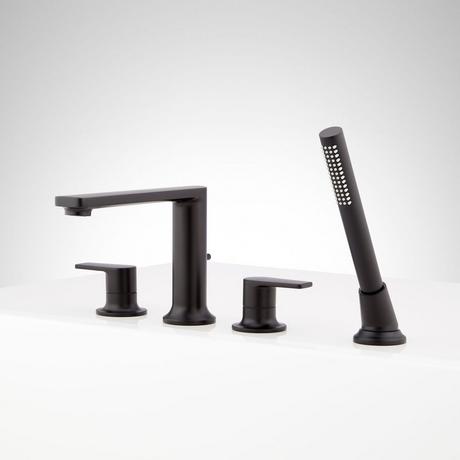 Berwyn 4-Hole Roman Tub Faucet and Hand Shower