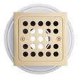Menlo Square Shower Drain - Polished Brass, , large image number 2