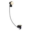 ABS Cable Drain & Overflow for 17" - 22" Deep Alcove Tubs - Polished Brass, , large image number 0