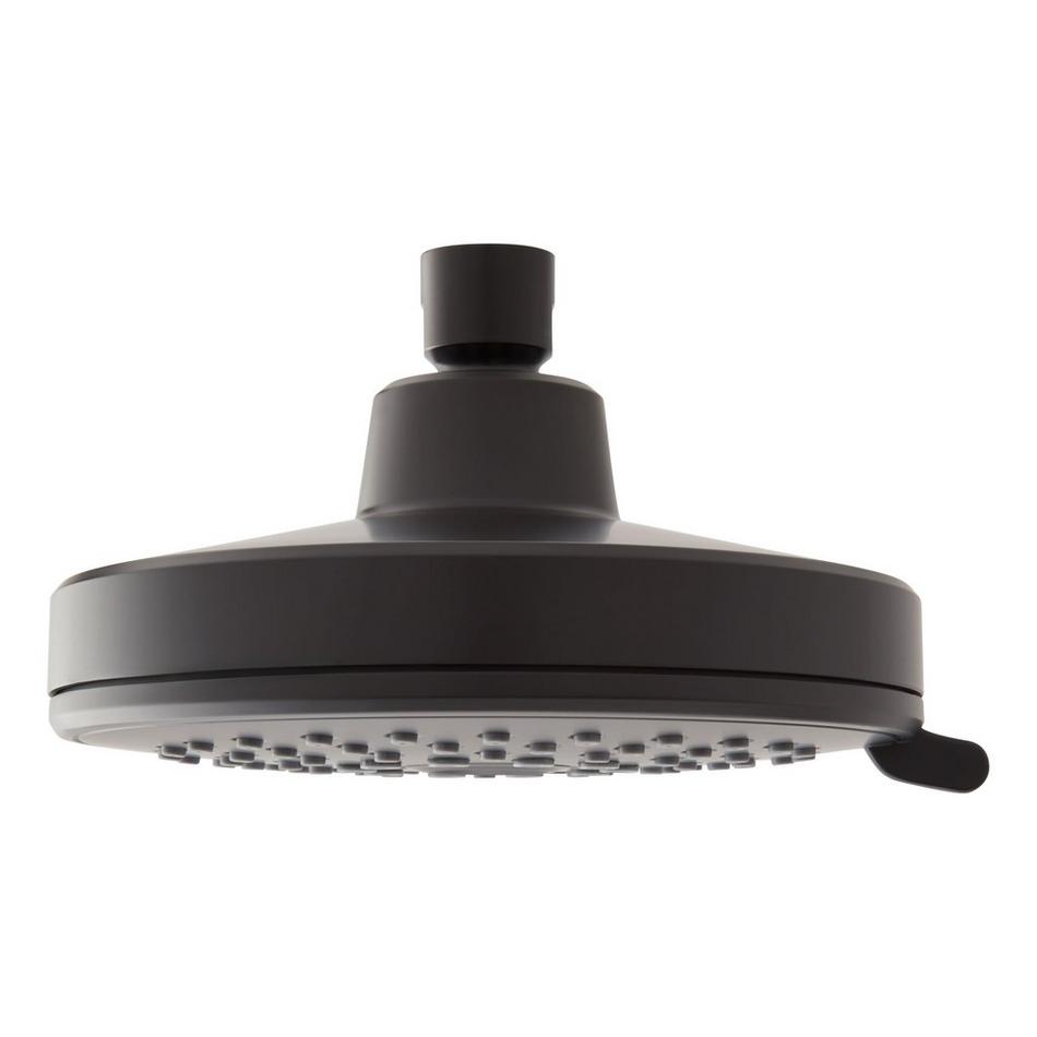 6" Round Multifunction 1.75 GPM Shower Head - Matte Black, , large image number 1