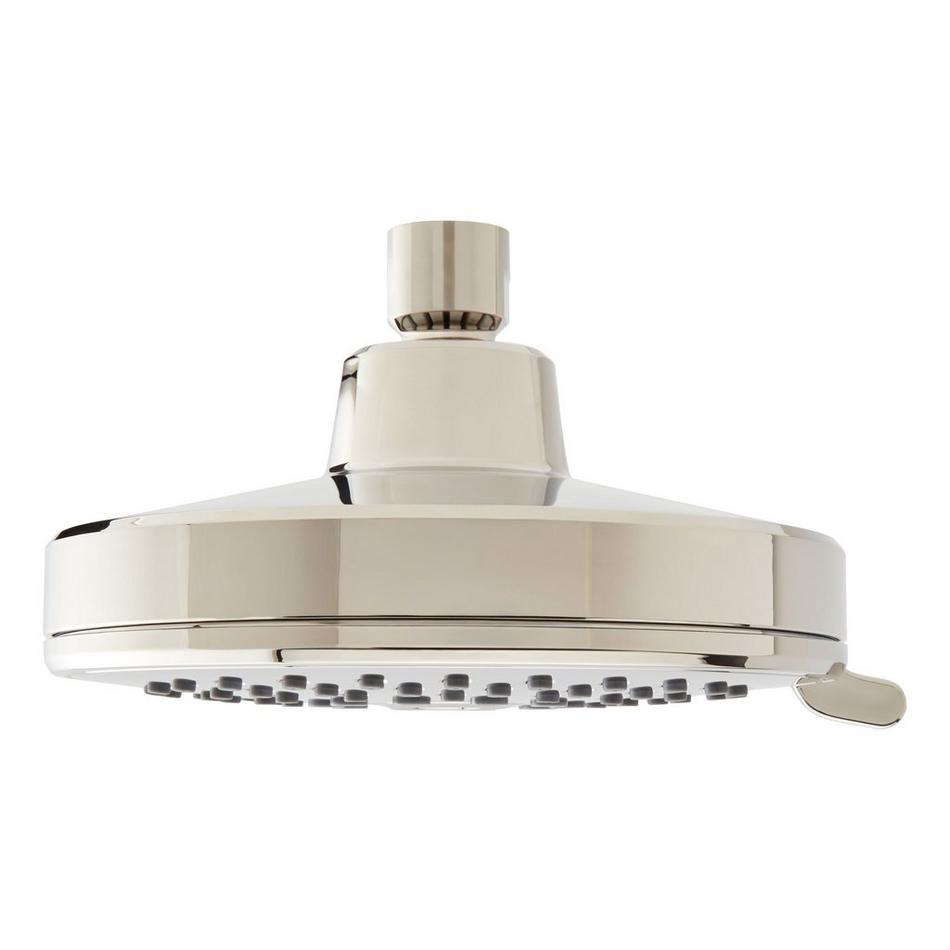 6" Round Multifunction 1.75 GPM Shower Head - Polished Nickel, , large image number 1