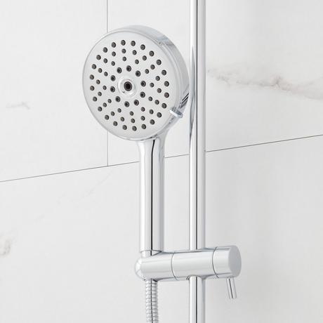 Provincetown Pressure Balance Shower System with Slide Bar and Hand Shower