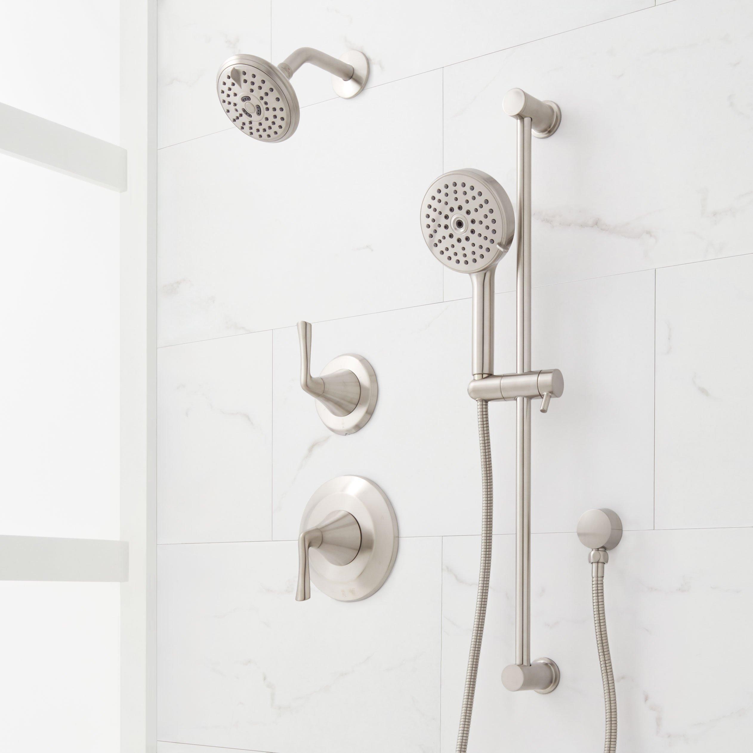 Provincetown Pressure Balance Shower System with Slide Bar and Hand ...