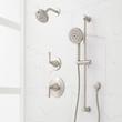 Provincetown Pressure Balance Shower System with Slide Bar and Hand Shower, , large image number 0