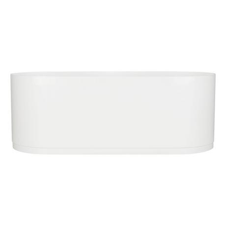 66" Lolani Solid Surface Freestanding Tub