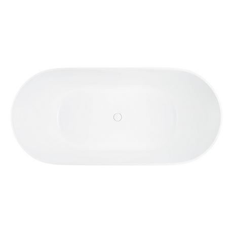 66" Lolani Solid Surface Freestanding Tub