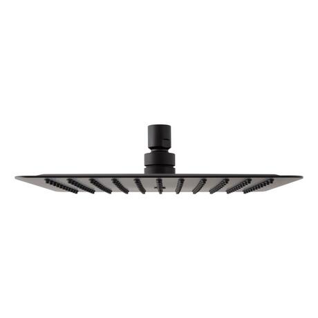 Modern Square Rainfall Shower Head with Rounded Corners - 2.5 GPM
