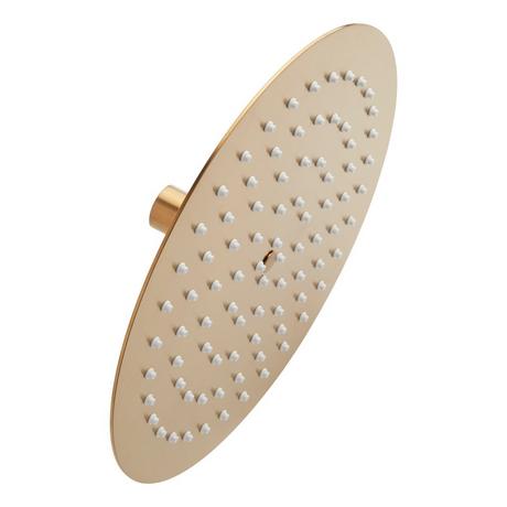 Contemporary Low Profile Rainfall Shower Head - 2.5 GPM