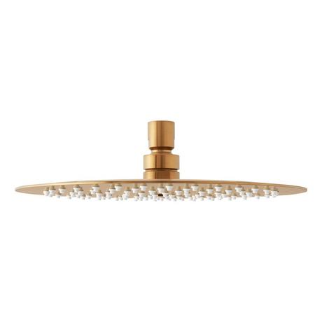 Contemporary Low Profile Rainfall Shower Head - 2.5 GPM