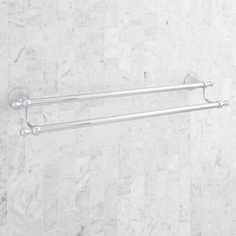 24" Traditional Double Towel Bar