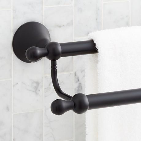 24" Traditional Double Towel Bar