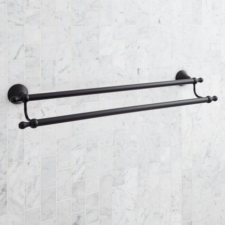 24" Traditional Double Towel Bar