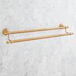 24" Traditional Double Towel Bar - Brushed Gold, , large image number 1