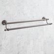 24" Traditional Double Towel Bar - Gunmetal, , large image number 1