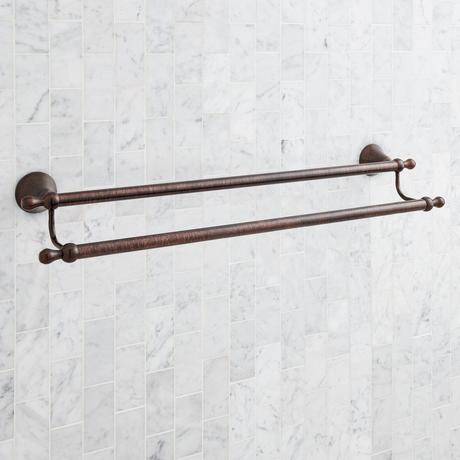 24" Traditional Double Towel Bar
