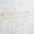 24" Traditional Double Towel Bar - Polished Brass, , large image number 1