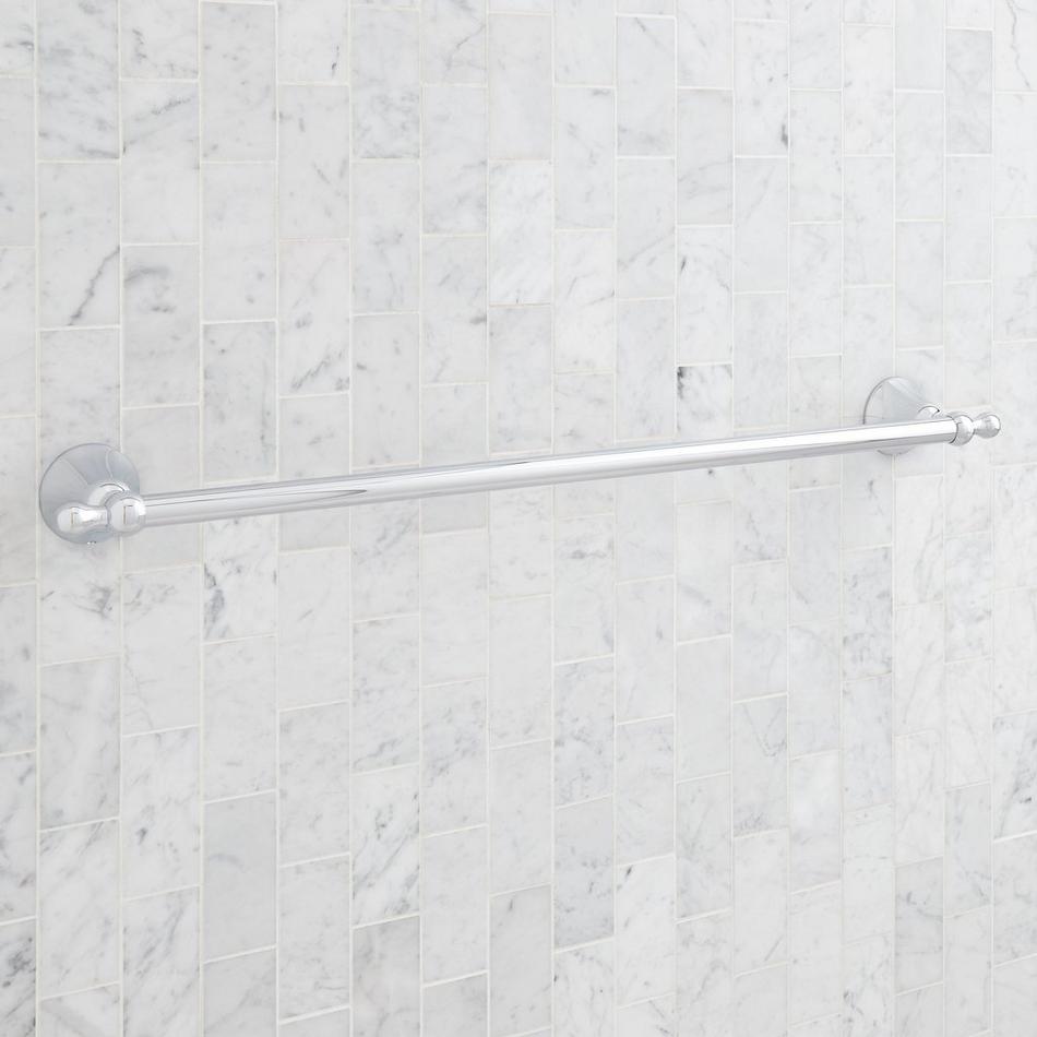 24" Traditional Towel Bar - Chrome, , large image number 1