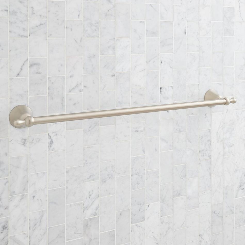 24" Traditional Towel Bar - Brushed Nickel, , large image number 1