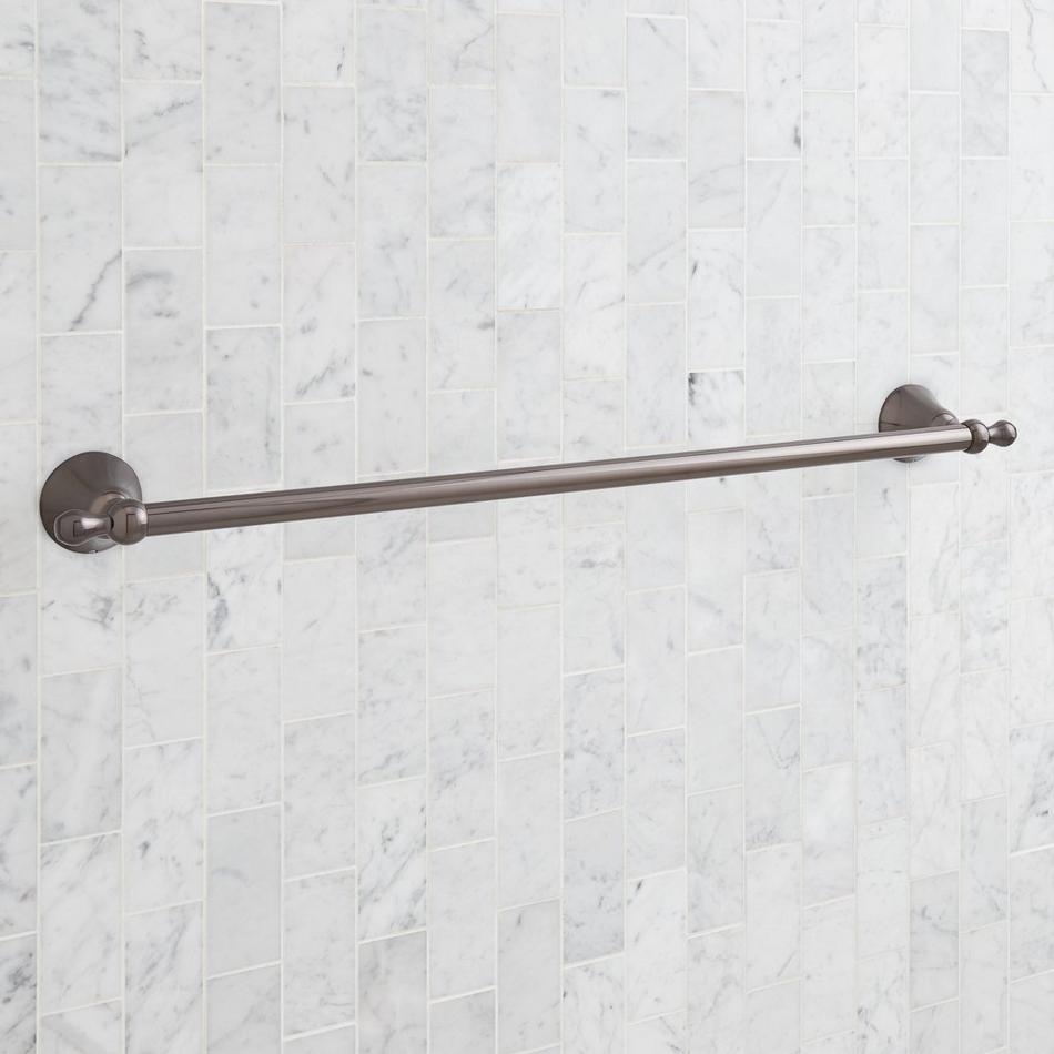 24" Traditional Towel Bar - Gunmetal, , large image number 0