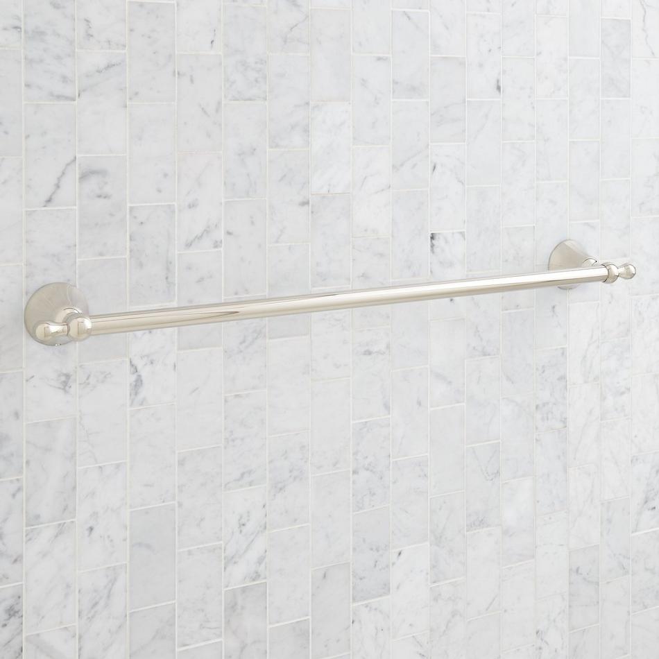 24" Traditional Towel Bar - Polished Nickel, , large image number 1