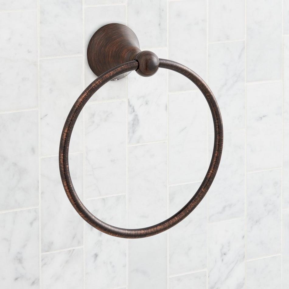 Traditional Towel Ring - Oil Rubbed Bronze, , large image number 1