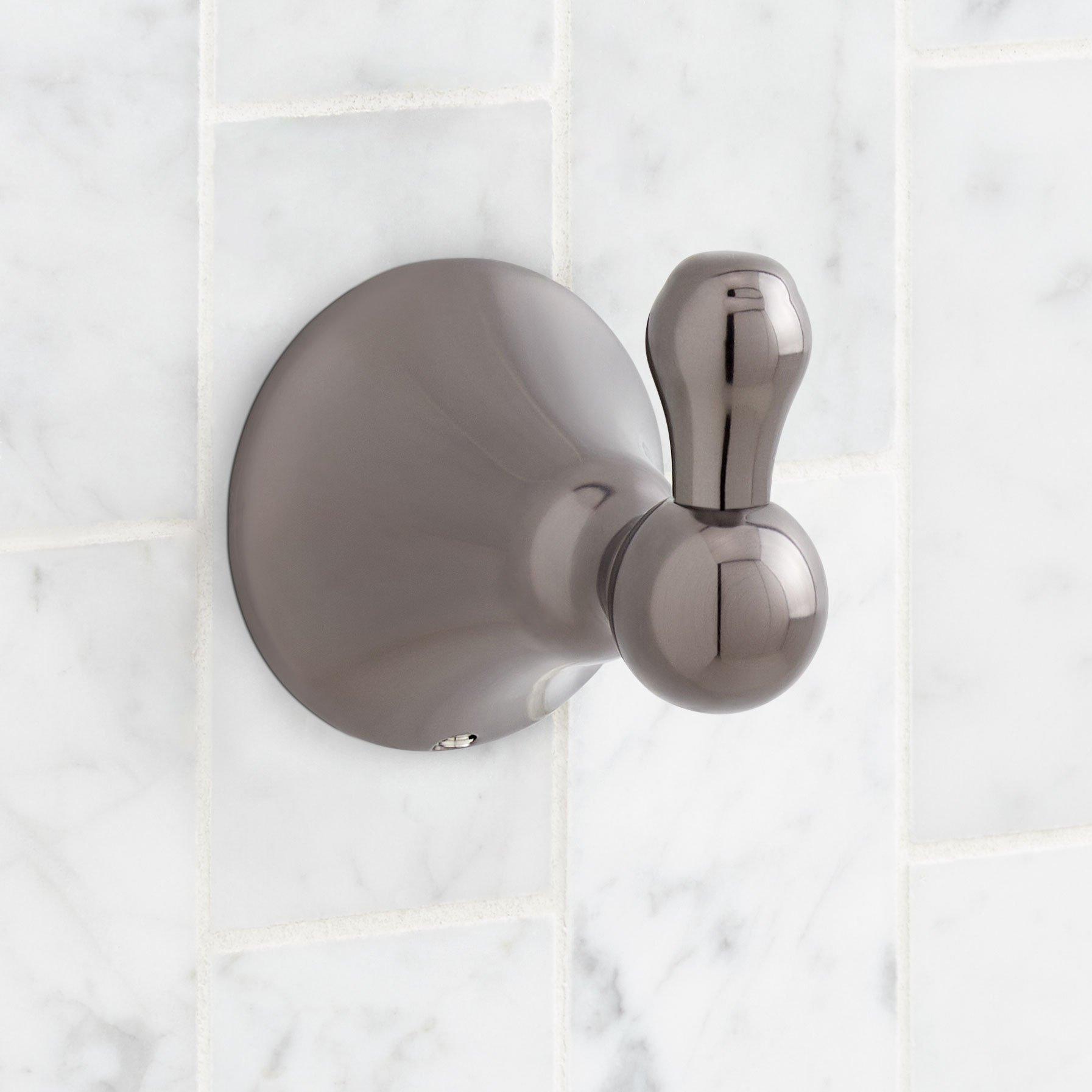 Traditional Robe Hook - Gunmetal | Signature Hardware
