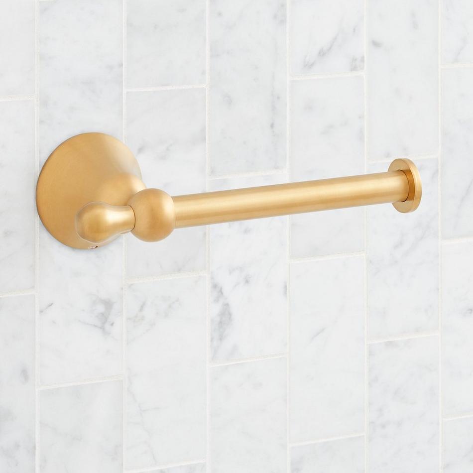 Traditional Toilet Paper Holder - Brushed Gold, , large image number 1