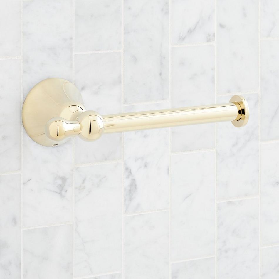 Traditional Toilet Paper Holder - Polished Brass, , large image number 1
