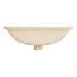 18" Mangrove Rectangular Vitreous China Undermount Bathroom Sink - White, , large image number 2