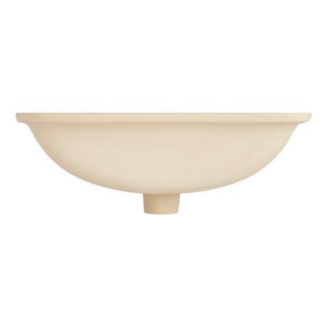 18" Mangrove Rectangular Vitreous China Undermount Bathroom Sink - White