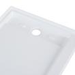 60" Solid Surface Shower Tray - Glossy White, , large image number 2