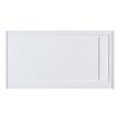 60" Solid Surface Shower Tray - Glossy White, , large image number 1