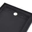 60" Solid Surface Stone Shower Base - Matte Black, , large image number 2