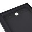 60" Solid Surface Stone Shower Base - Matte Black, , large image number 7