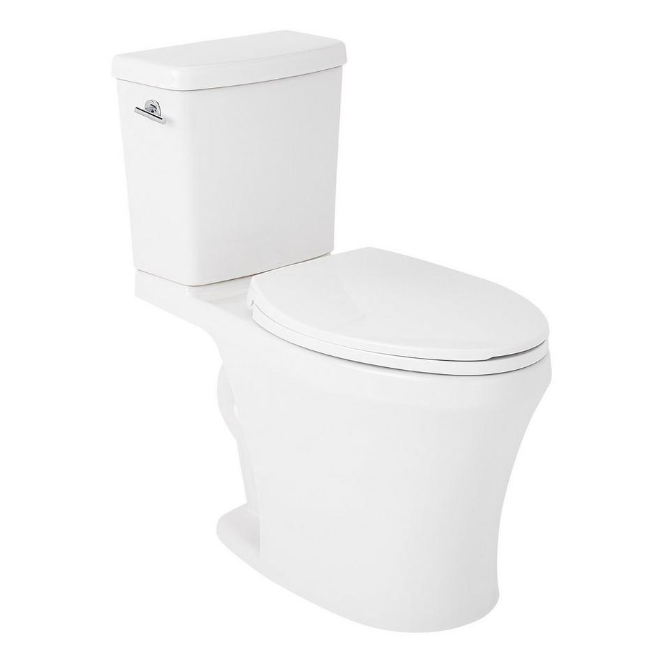 Millspring Low-Flow Two-Piece Elongated Toilet - White - Chrome Handle, , large image number 1